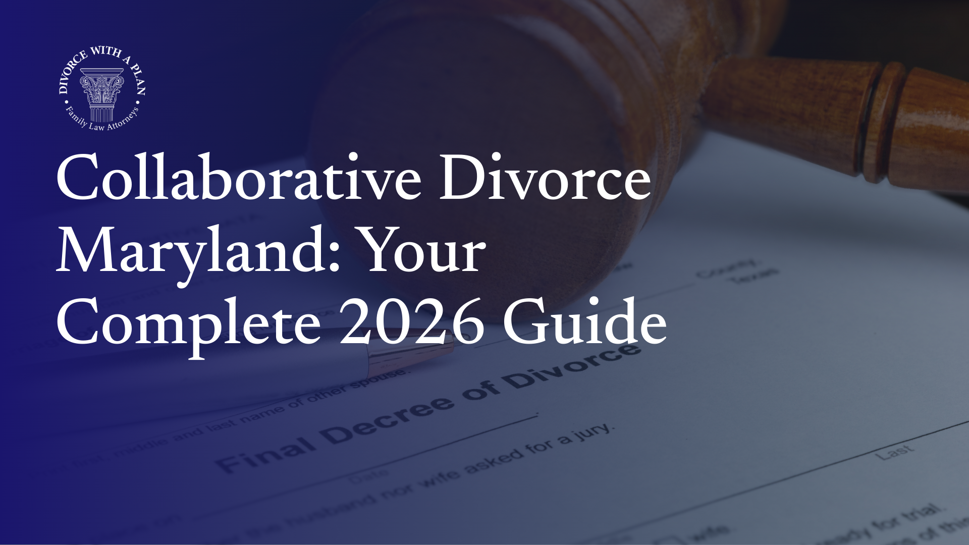 collaborative divorce Maryland
