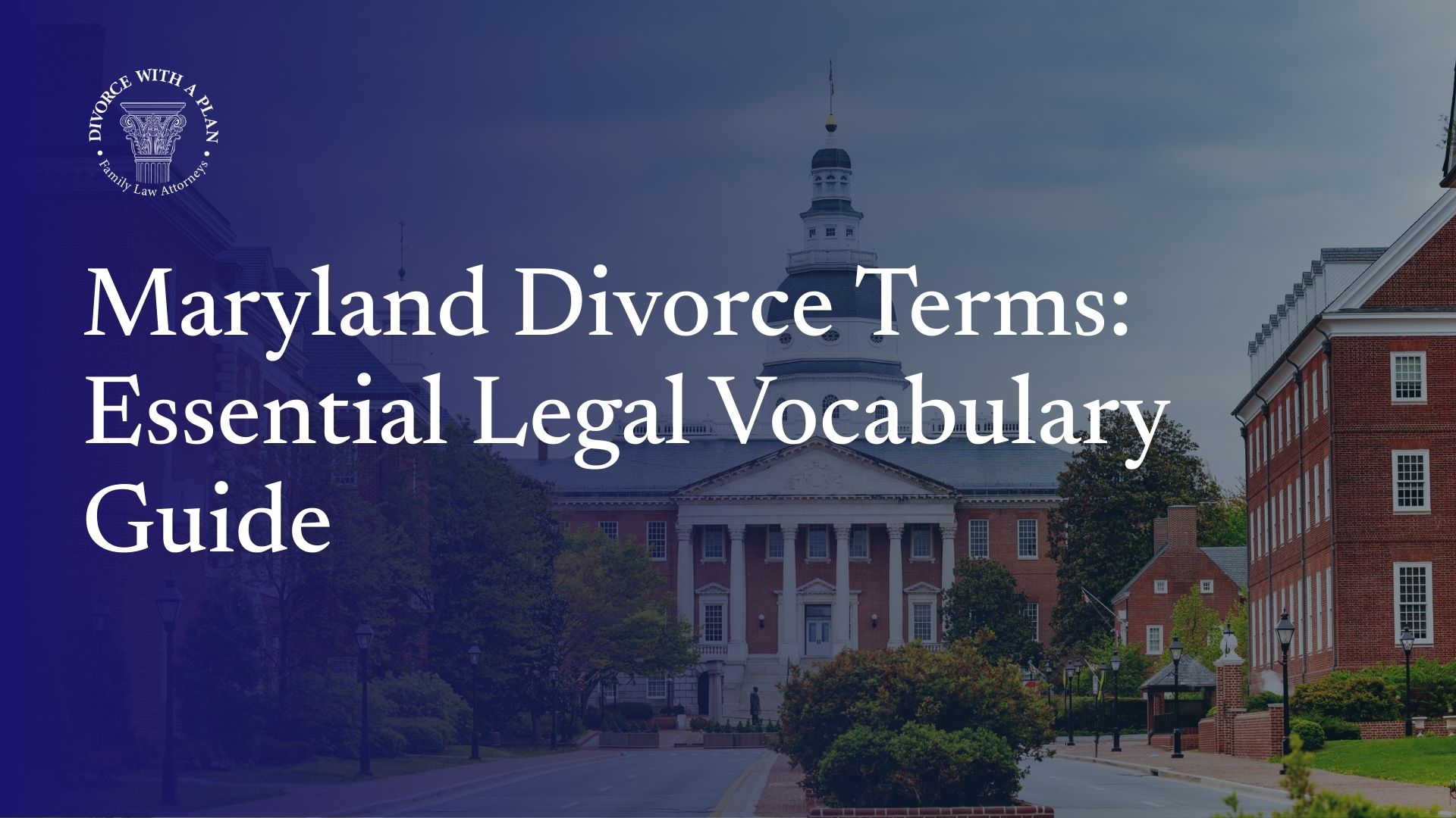 maryland divorce terms