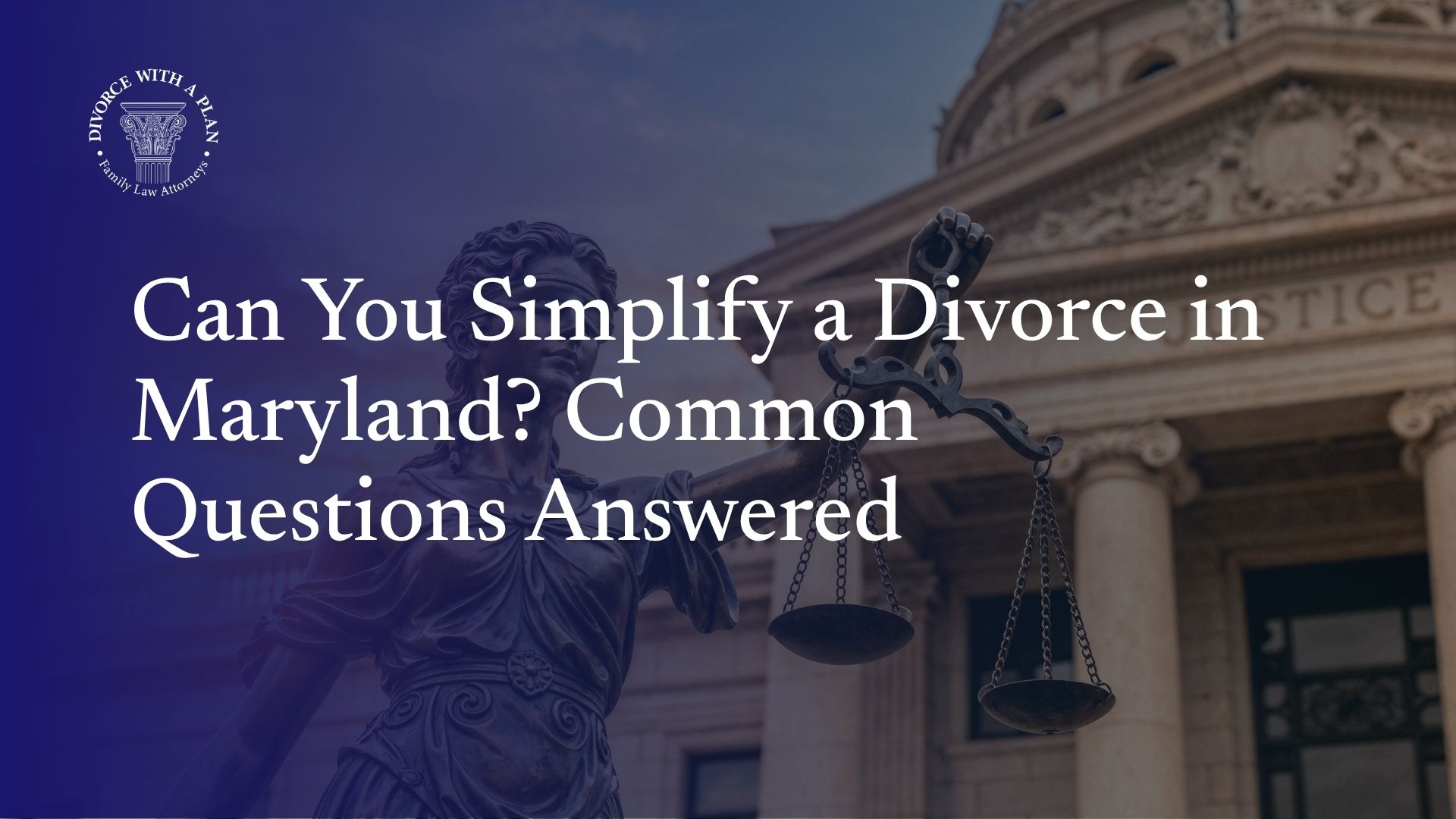 simplify a divorce in maryland