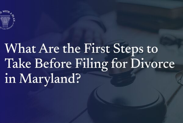 filing for divorce in maryland