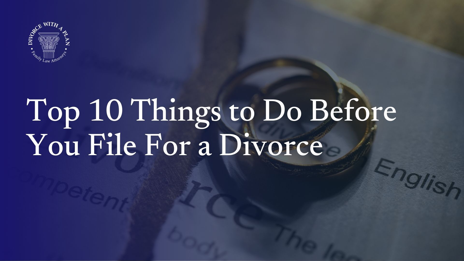 filing for divorce